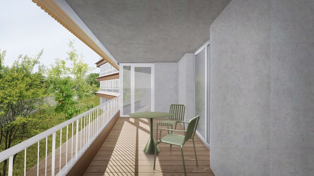EINZIGARTIG, LICHTDURCHFLUTET, WEITSICHTIG - Balkon