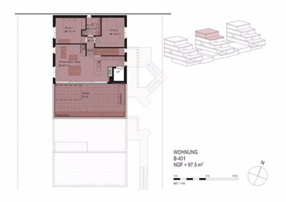 Attika Wohnung mit gr. Sonnenterrasse, Neubau 2023 - Bild 4