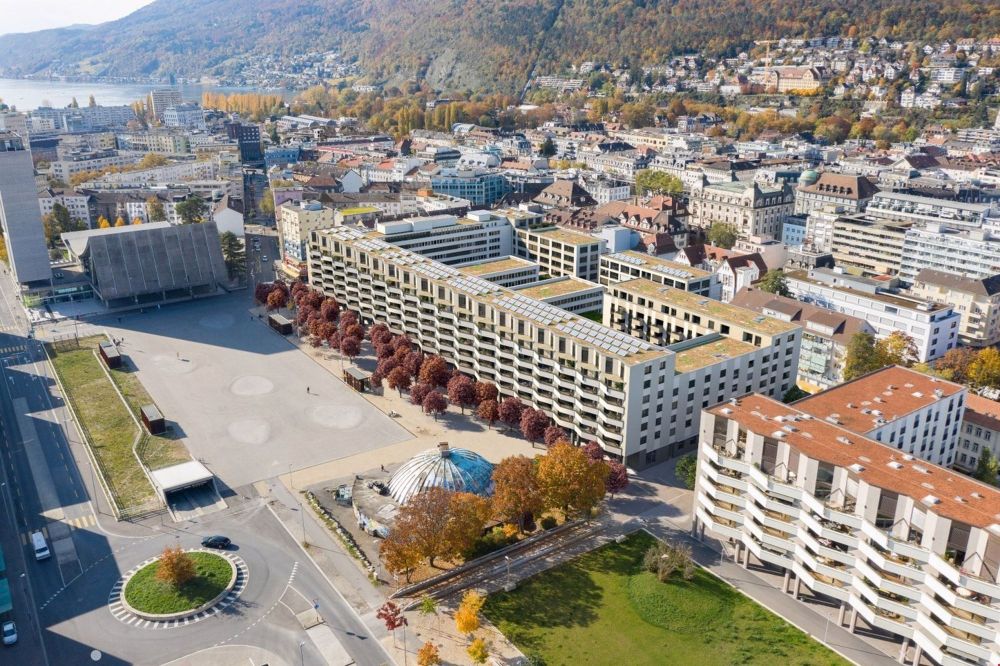 Höchster Wohnkomfort mitten in der Stadt - Aussenansicht (Musterwohnung)