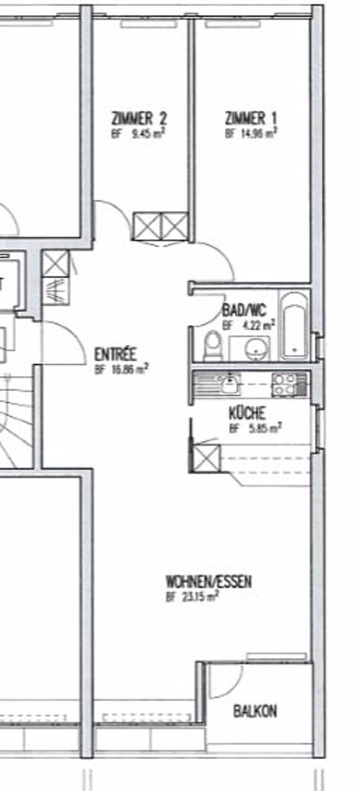 Schöne 3 1/2-Zimmer-Wohnung in Stadtnähe zu vermieten - Bild 7