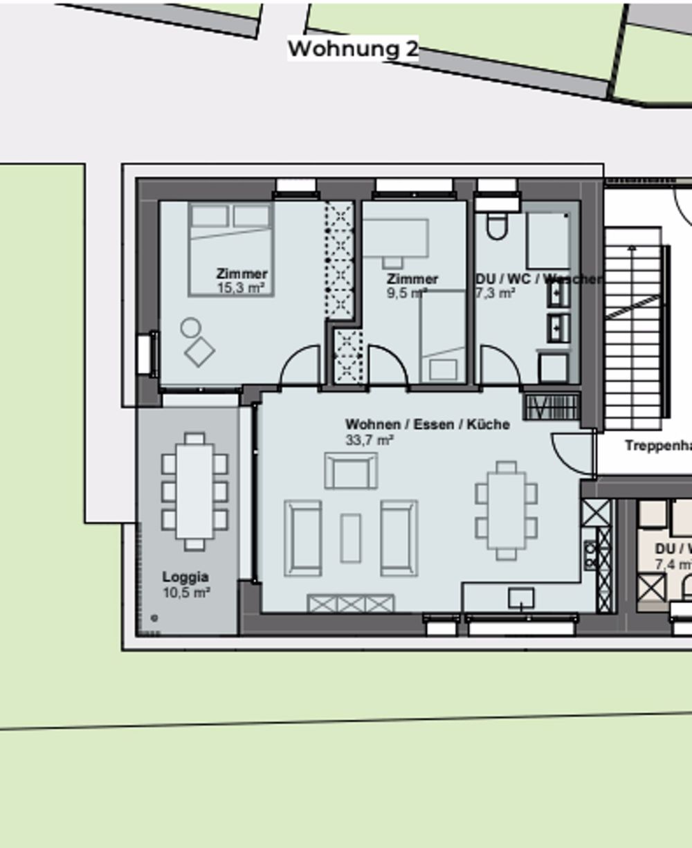 Erstvermietung: Moderne 3.5-Zimmer-Parterre-Wohnung in Oberwil (Dägerlen) - Bild 4