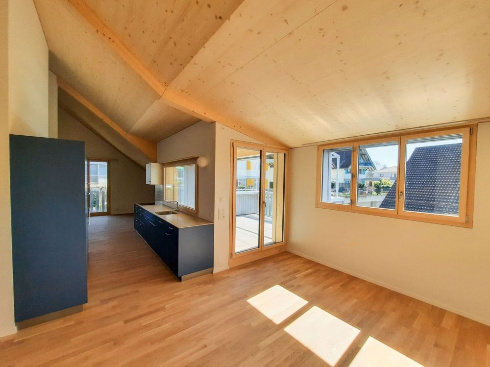 Dachwohnungen in Holzbauweise mit sonniger Loggia / und weitere individuelle Wohnungen (EG, OG) - Bild 11