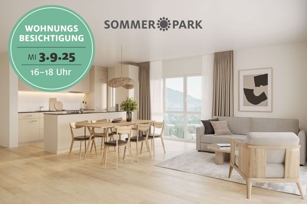 ERSTVERMIETUNG: 4.5-Zimmer-Wohnung I SOMMERPARK-VILLMERGEN.CH - Bild 1