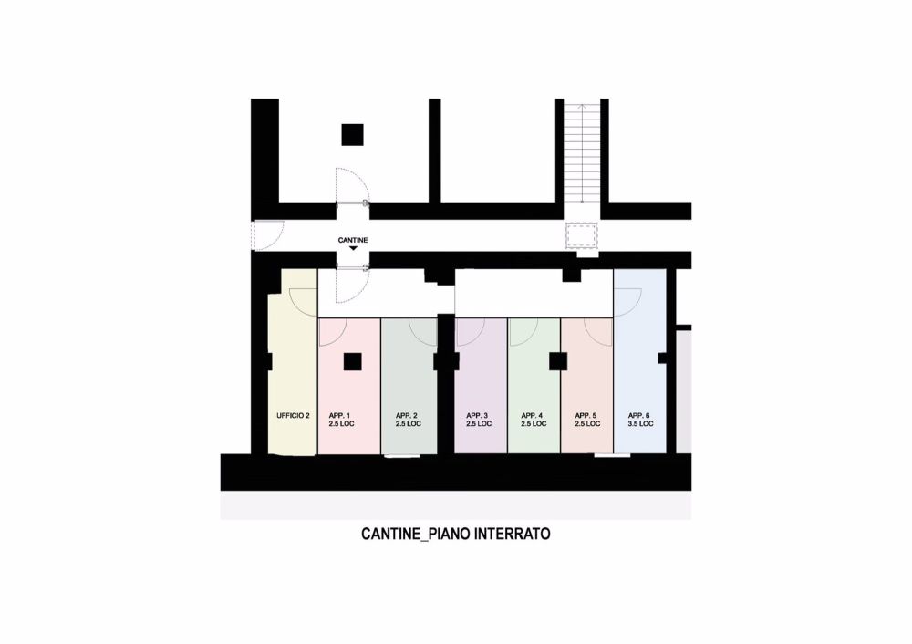 Appartamento 3.5 locali di 95,00 m2 al 2. piano in zona centrale e soleggiata (App. 6) - Depositi al piano interrato -1.jpg
