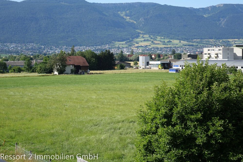 Rüti bei Büren: 3 1/2-Zi-Erstvermietung West - / Aussicht Richtung Arch