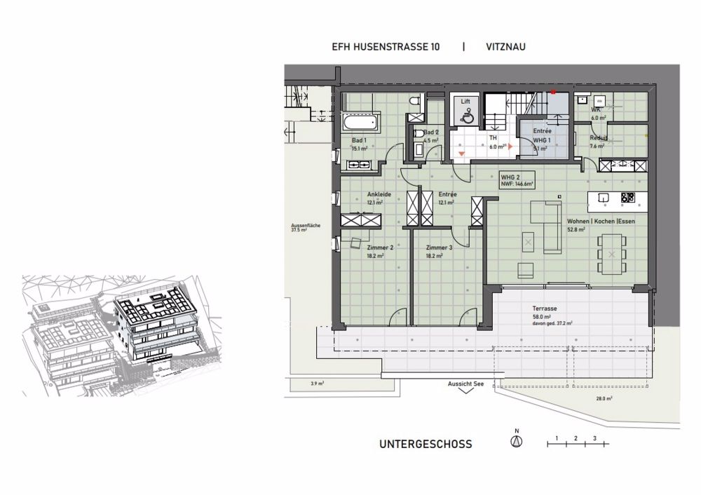 Luxuriöse 3.5-Zimmer-Terrassenwohnung mit bester See- & Bergsicht | dreamo.ch - Bild 2