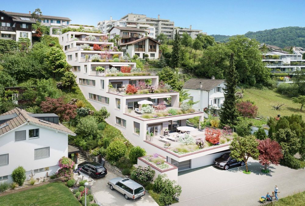 Neue exklusive Terrassen-Eigentumswohnungen an Top-Wohnlage in Nussbaumen - Bild 1