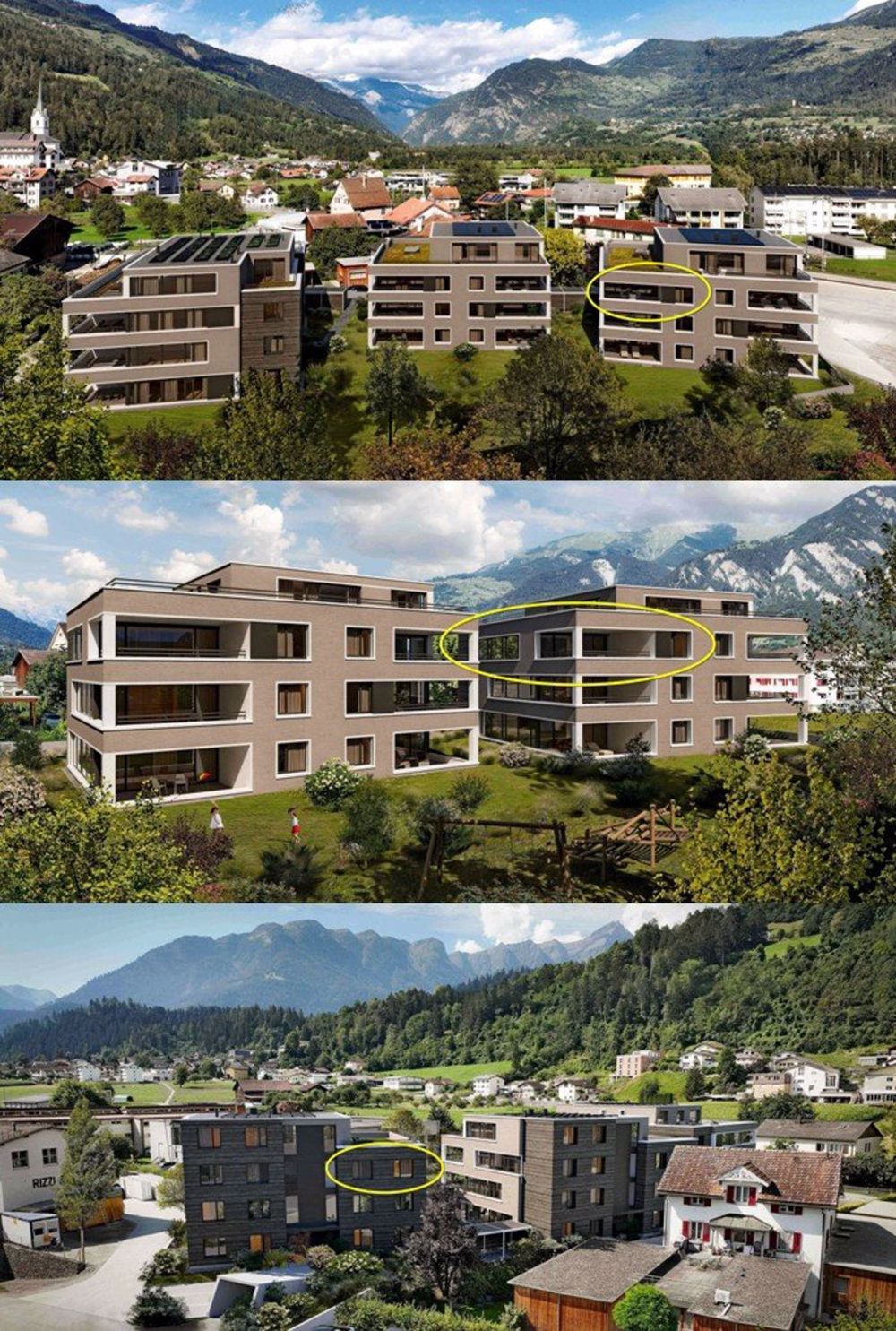 4.5 Zimmerwohnung in Cazis, mit Ladestation für E-Auto - Bild 1