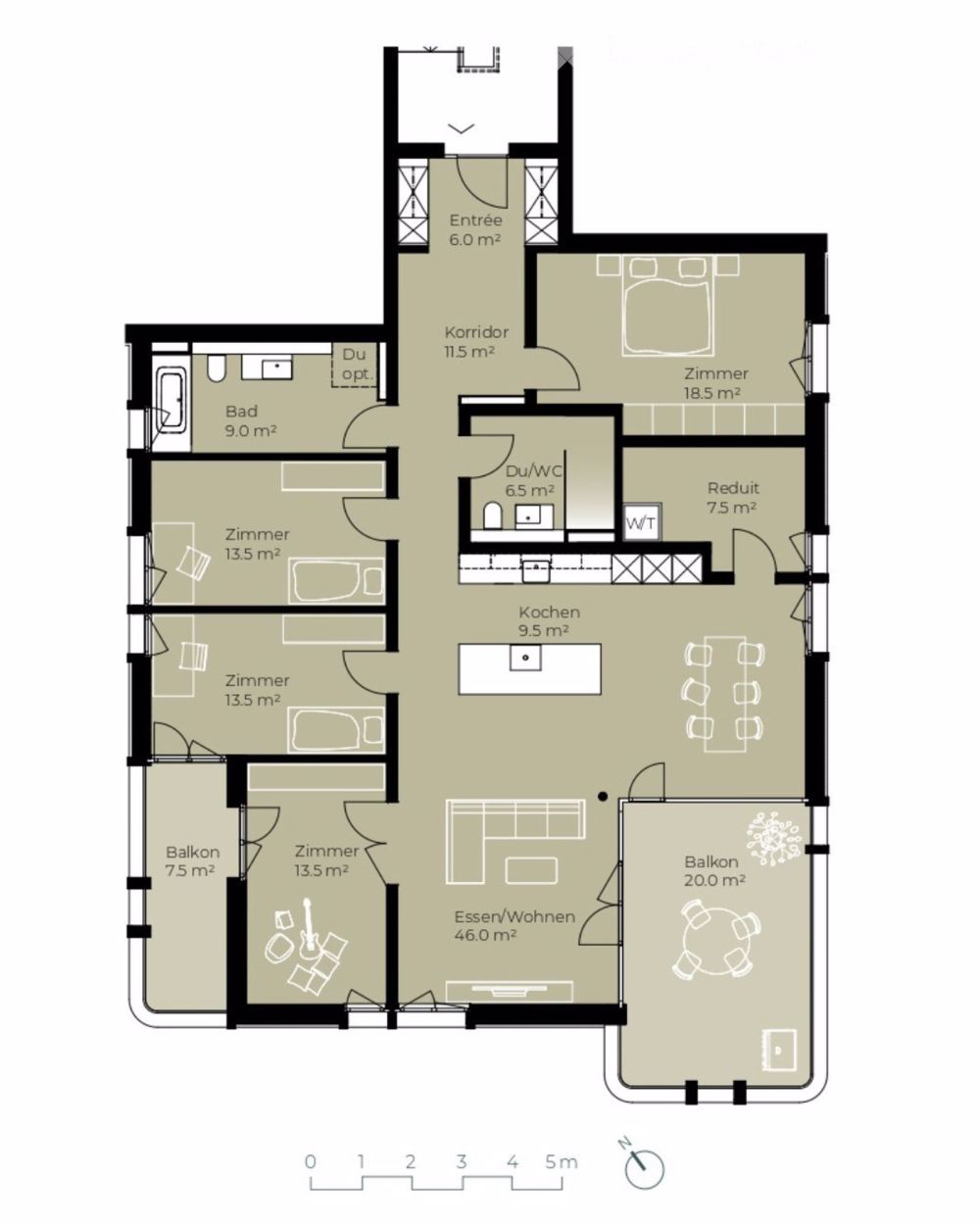 5.5 Zimmer, 155 m², 2. Stock - Bild 5