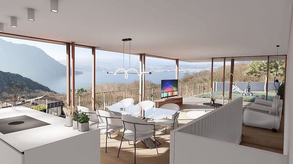 Appartamento di nuova costruzione Vista Lago a Pugerna (TI) - Bild 3