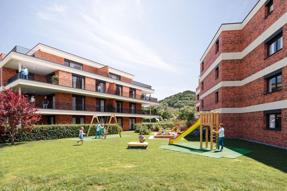 Moderne 2.5-Zimmer-Neubau-Attikawohnung mit grosszügiger Terrasse in Rekingen AG - Bild 3