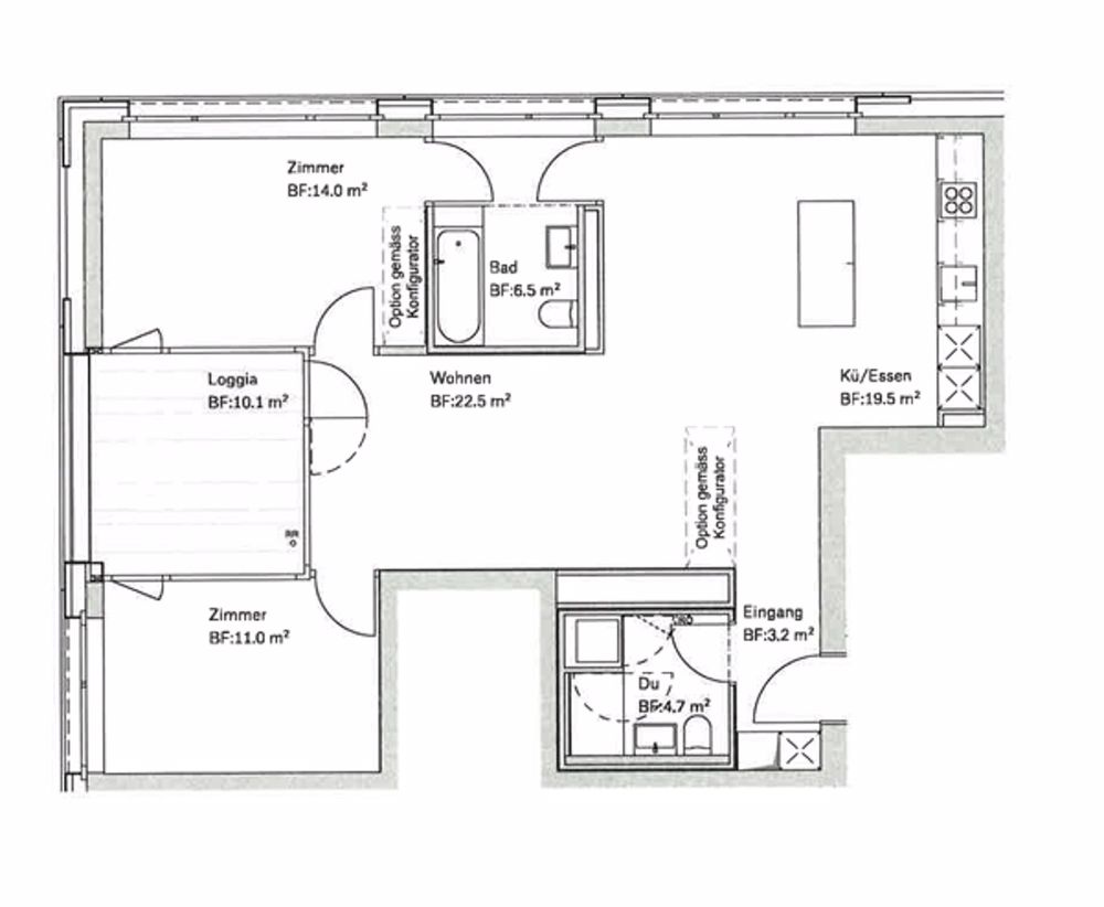Moderne 3.5-Zimmer-Wohnung mit Aussicht in Suhr - Bild 8