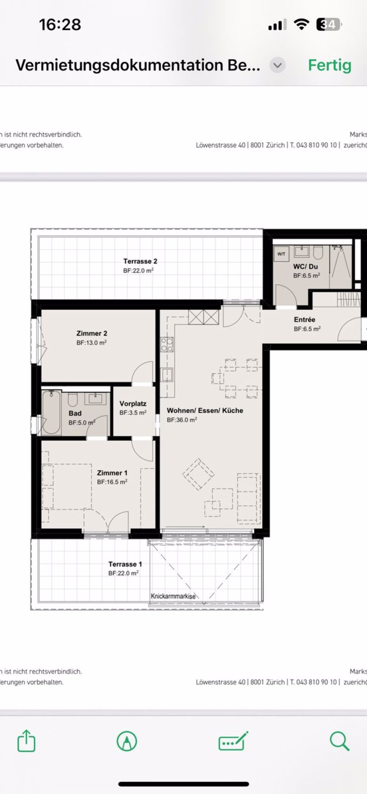 Möbliertes WG-Zimmer mit eigenem Bad & Dachterrassenzugang Attikawohnung - Bild 4