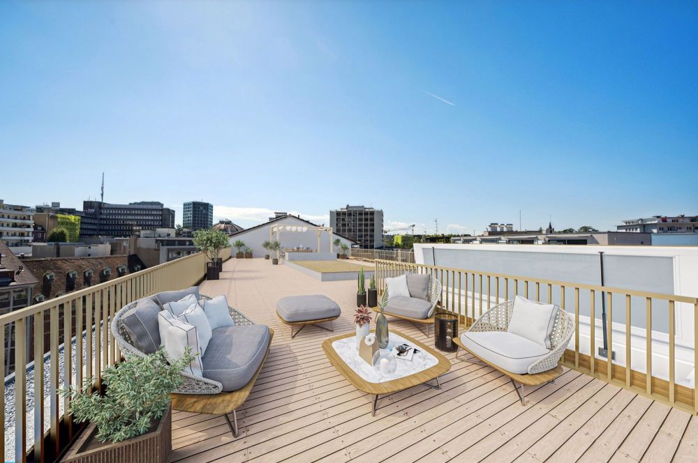 Attraktiv, Exklusiv und Urban - Ihre neue Mietwohnung im Herzen der Stadt - Dachterrasse