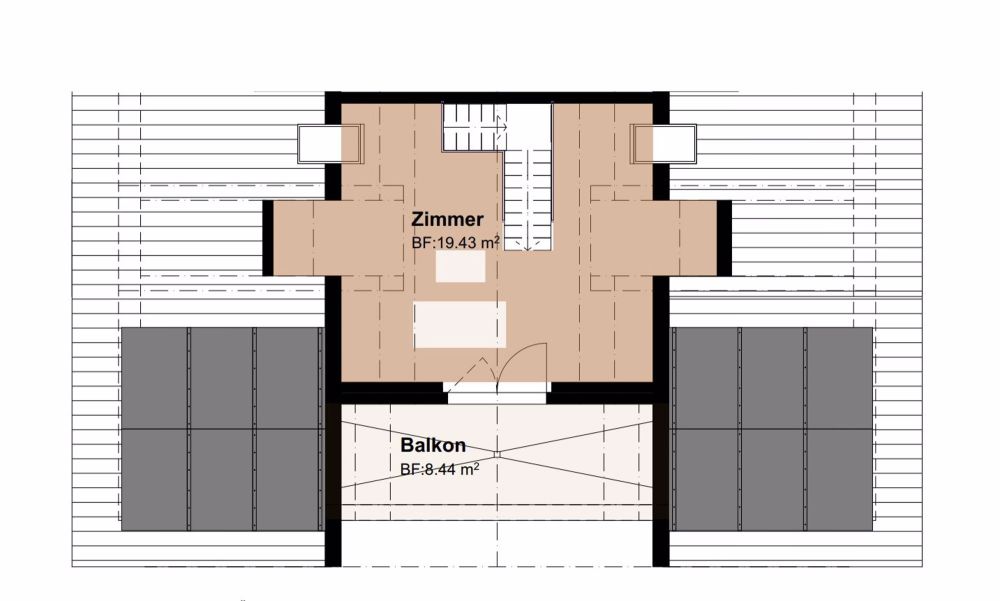 North Seven - Gemütliche Maisonettwohnung - Grundriss 2. Stock A203