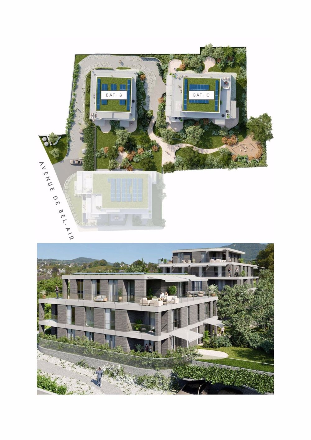 La Tour-de-Peilz - avenue Bel -Air 80 - appartement de 2 pièces au - Bild 1