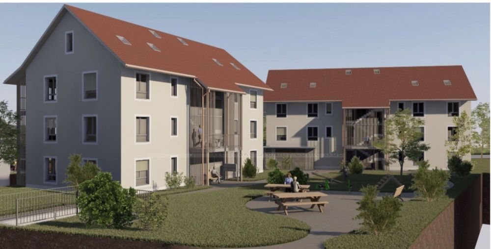 NOCH 2 WOHNUNGEN-ERSTVERMIETUNG- 2.5 & 3.5 ZIMMER GENOSSENSCHAFTSWHG. - AUSSENANSICHT