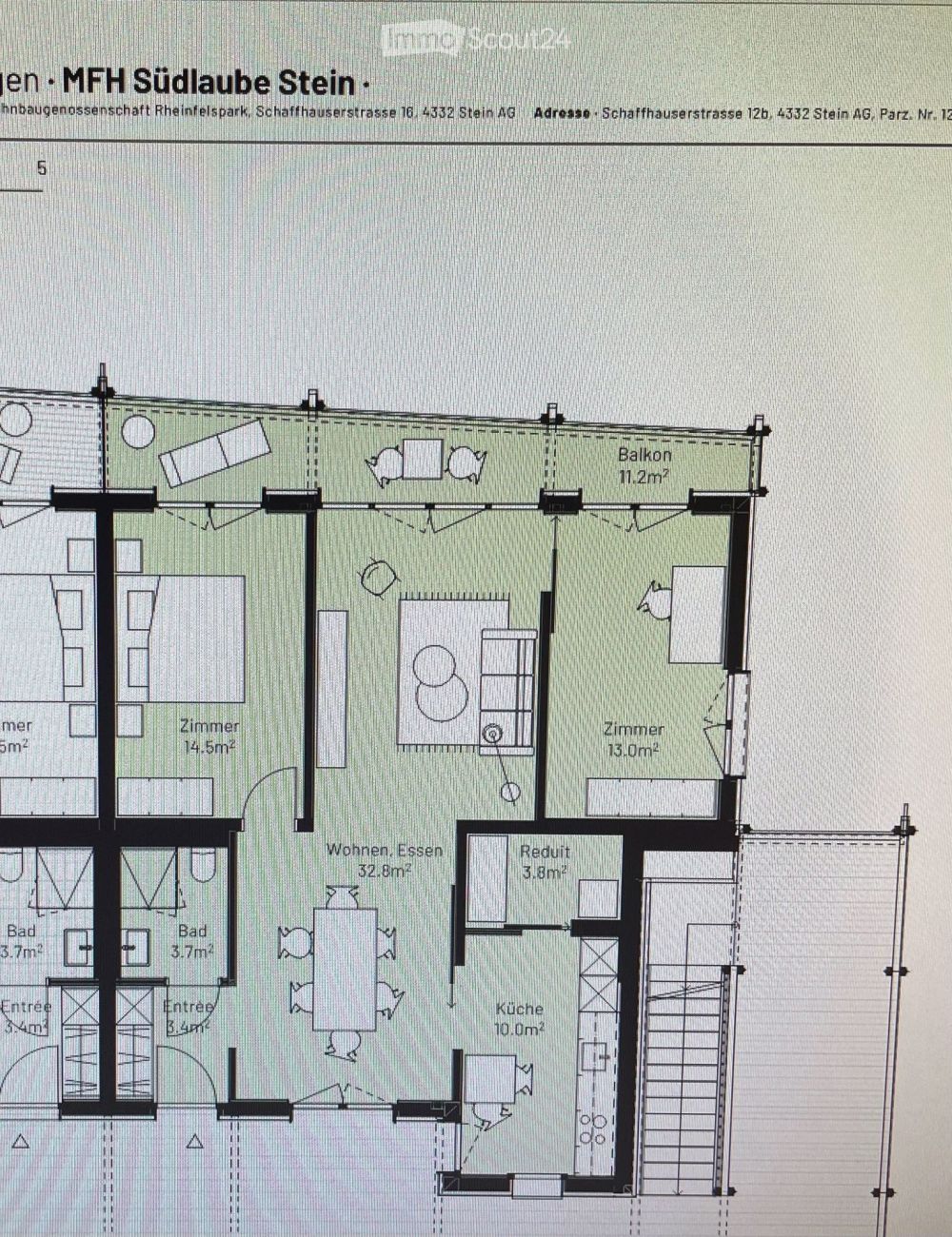 Moderne 3.5-Zimmer-Wohnung mit Balkon in Stein AG - Bild 5