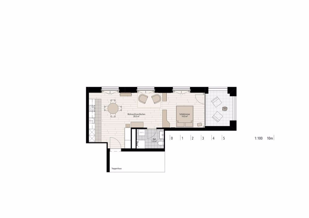 BEFRISTET: 01.11.2025 bis 30.11.2025: Moderne, möblierte 1.5-Zimmerwohnung in Kriens mit Balkon - Bild 9
