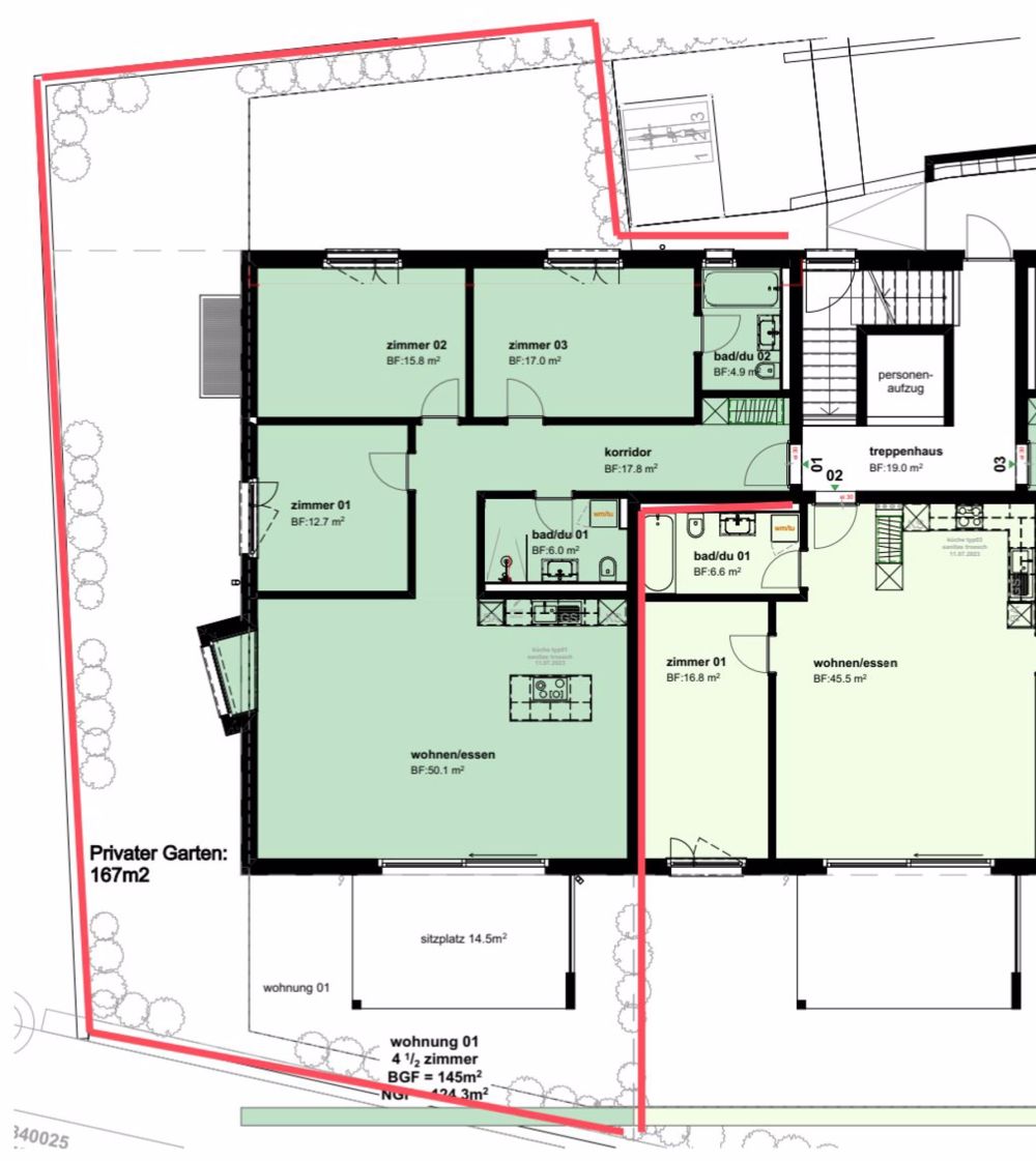 Erstbezug 4.5 Zimmer Wohnung mit privatem Garten - Bild 5