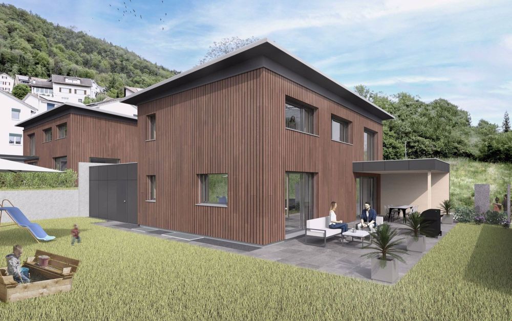 Einfamilienhaus in Holzbauweise - Bild 1