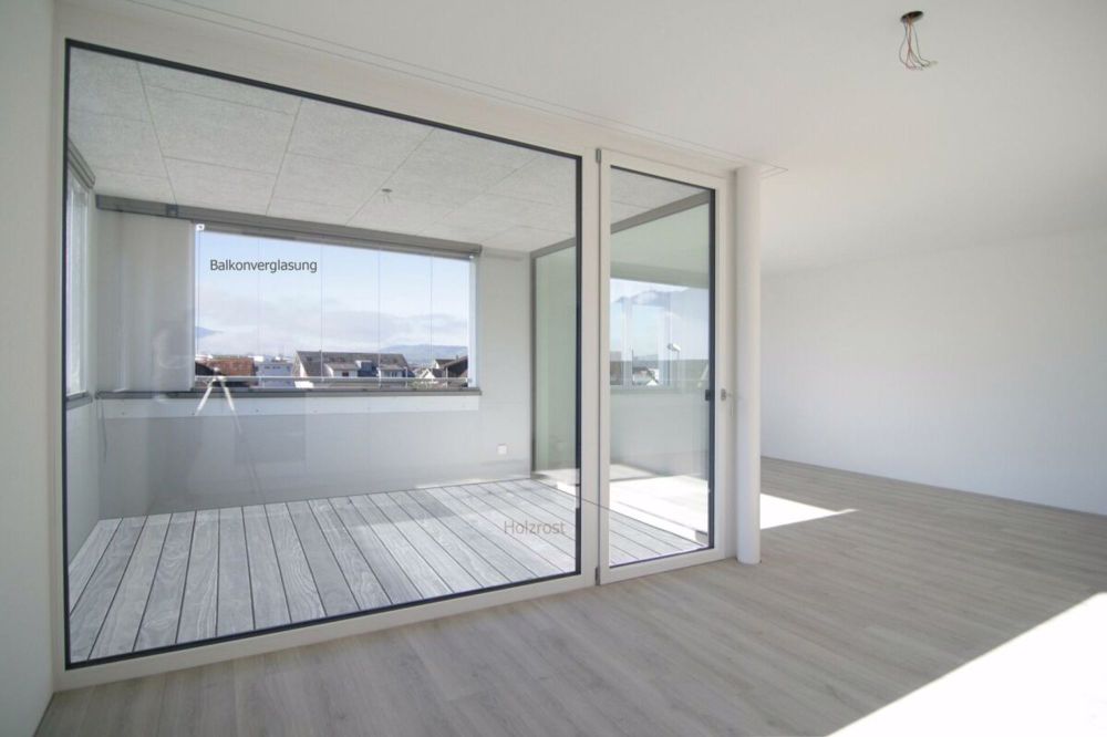 Neubau: 3.5-Zimmerwohnung A13 / altersgerechtes Wohnen in Benken - Wohnen / Loggia