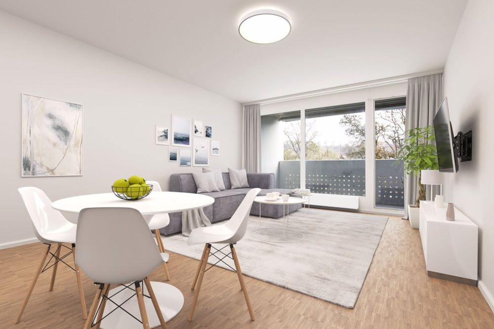 Aus Alt mach Neu Ihr neues Zuhause an der Wangenstrasse 40 + 42! - Wohn.- und Esszimmer