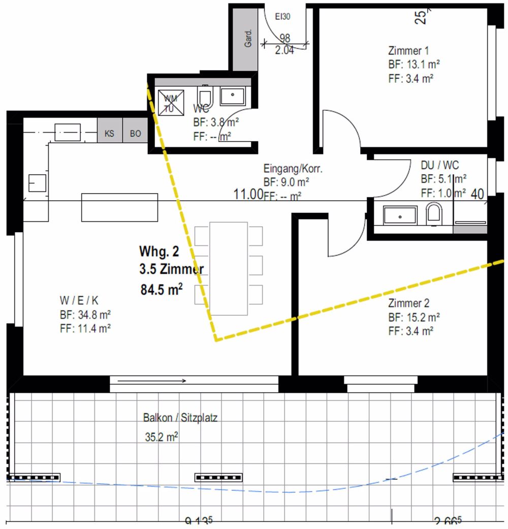 Erstvermietung: 3.5-Zimmer-Gartenwohnung mit Top-Ausstattung in Bertschikon - Bild 2