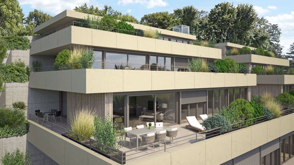5½-Zimmer-Terrassenhaus mit Aussicht auf Alpen und Aarelandschaft - Bild 2