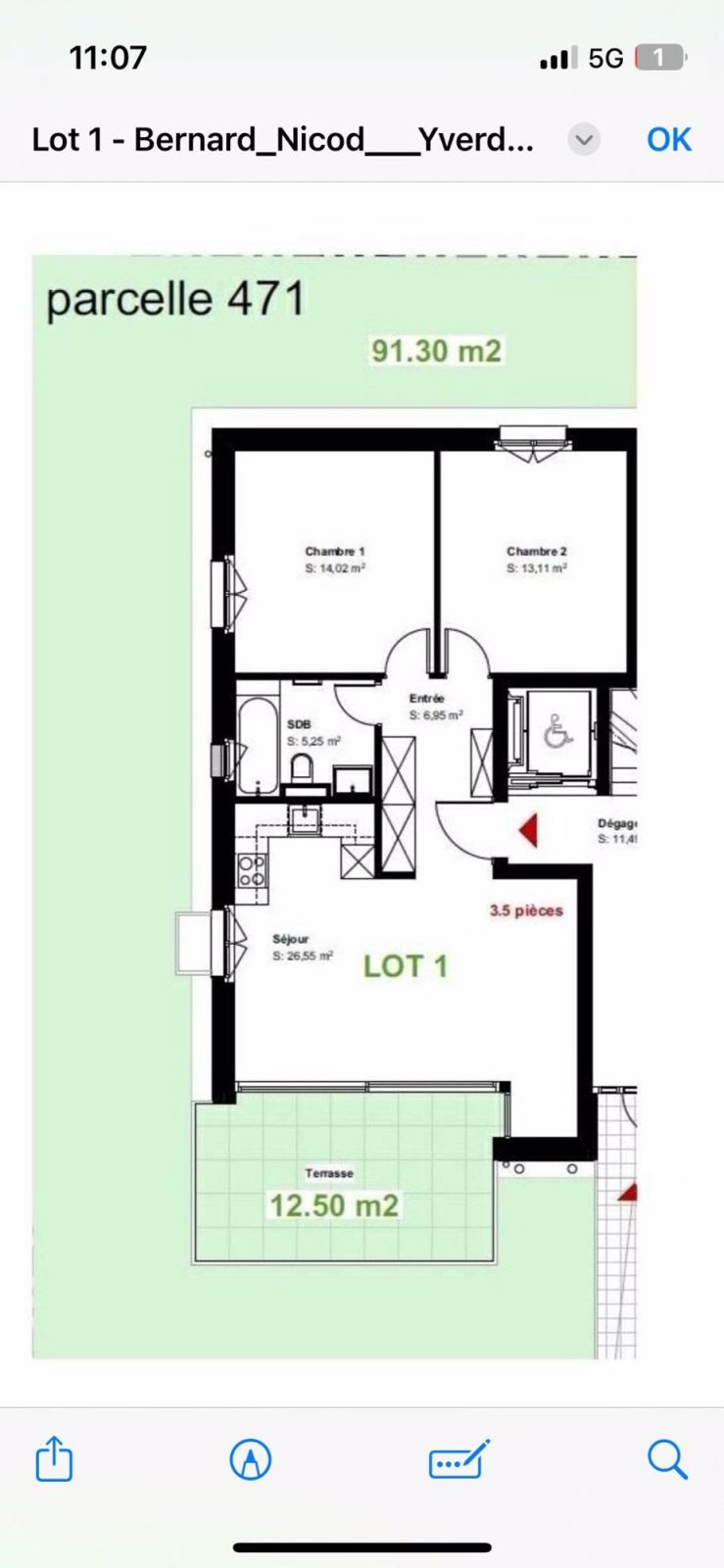 Wohnung 3 Zimmer Erdgeschoss mit Garten - Bild 2
