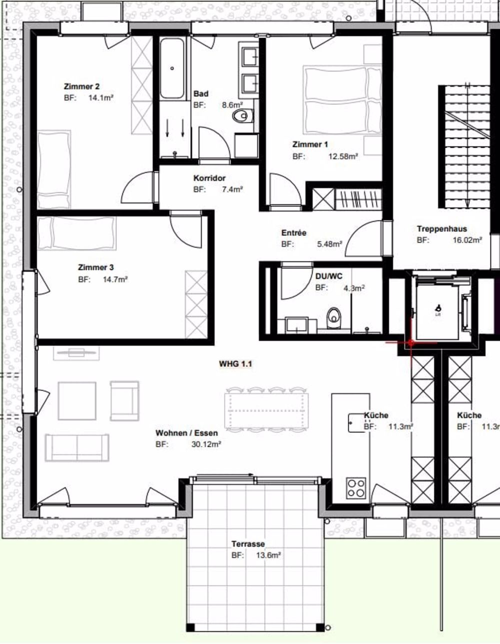 Moderne Wohnung mit hochwertigem Ausbau und direktem Gartenzugang - Bild 13