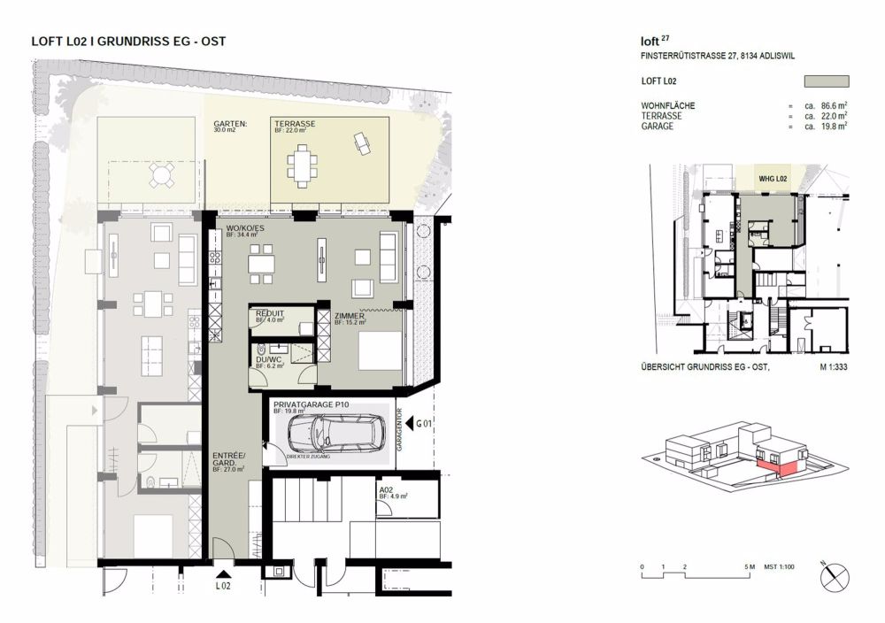 Einzigartiges Loft mit integrierter Garagenbox - Bild 11