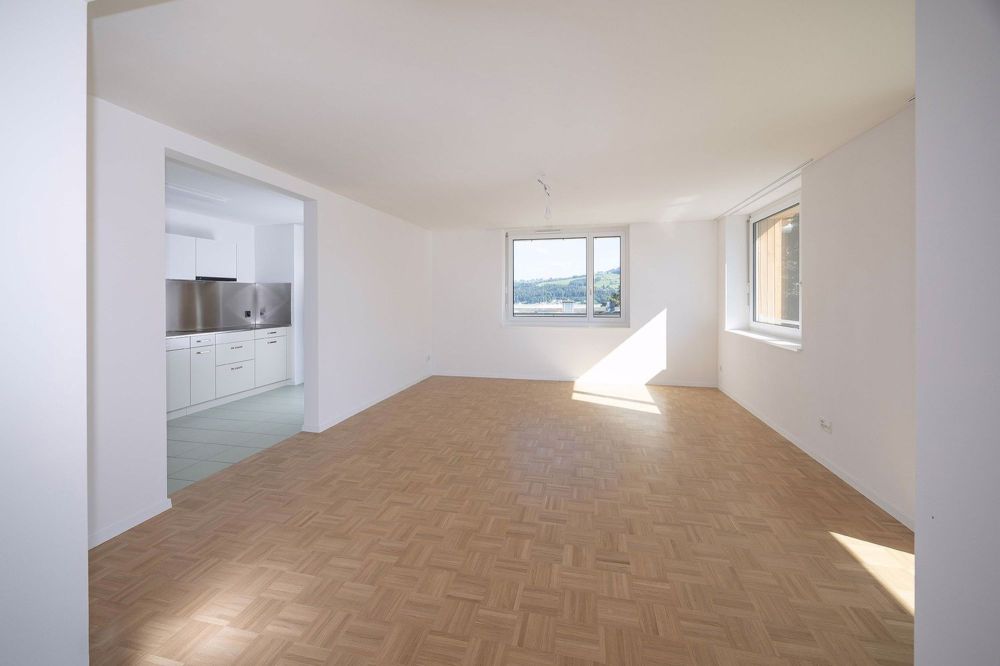 Erstvermietung nach Totalsanierung - 4.5 Zimmer-Wohnung - Wohnzimmer