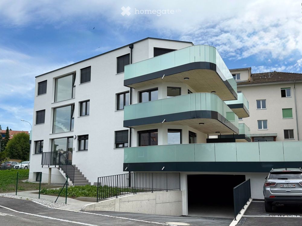 Prächtige 3,5-Zimmer-Wohnung mit Balkon in Farvagny-le-Grand - Bild 1
