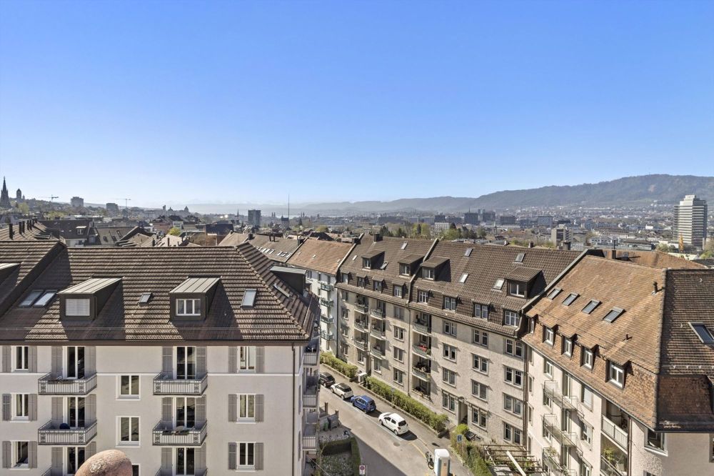 Rötelstrasse 15 - Ein Bijou an bester Lage - Wohnzimmer-Aussicht