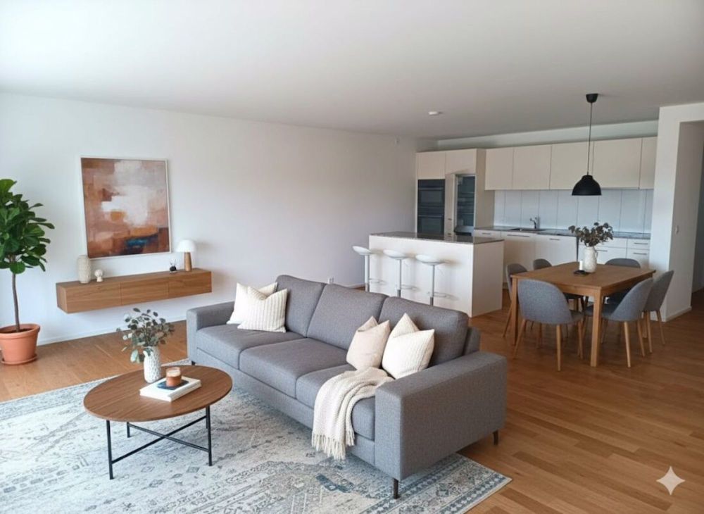 Erstbezug: Stilvolle 3.5-Zimmer-Wohnung im 1. OG - Bild 2