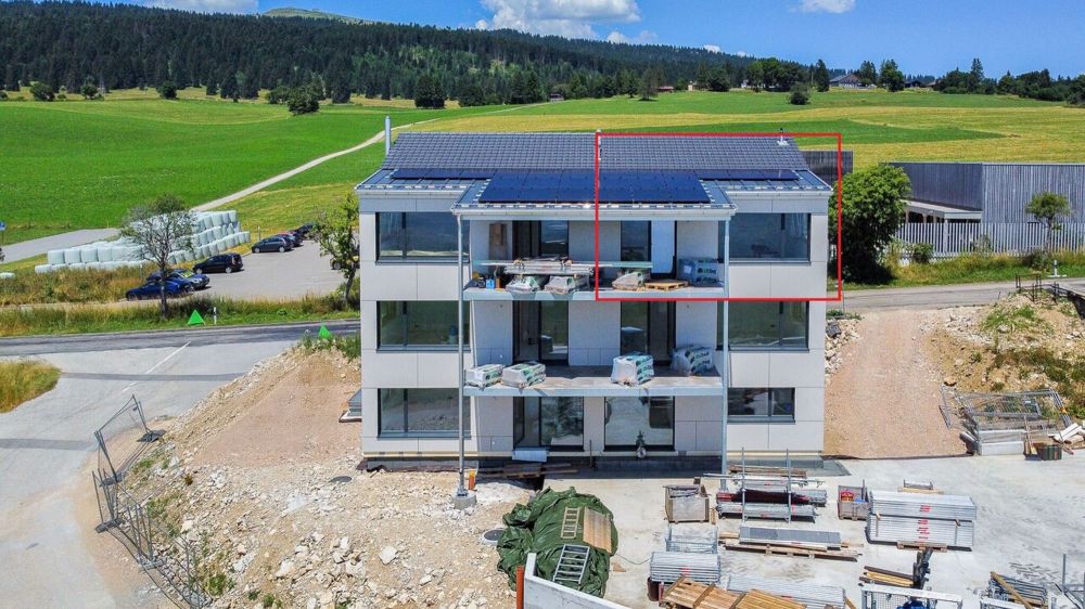 Neue 2.5-Zimmer-Wohnung, Balkon mit herrlicher Aussicht auf den See und die Alpen - Combles A5