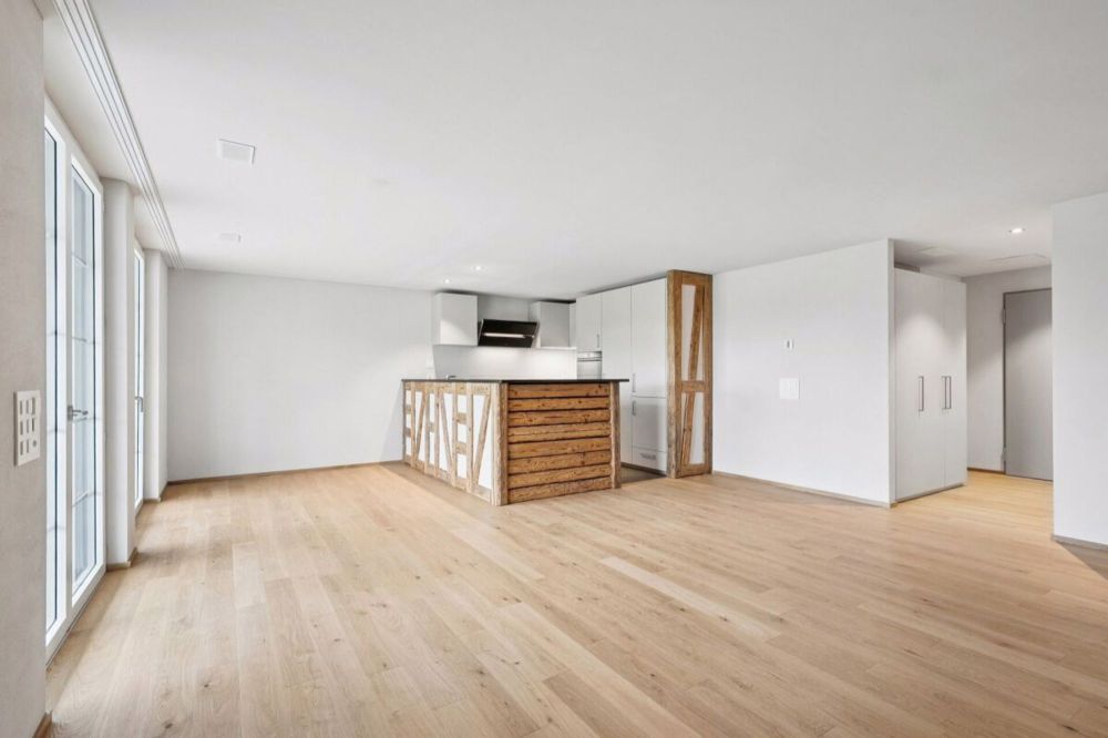 NEUBAU: 2.5 Zimmer-Wohnung im Erdgeschoss - Wohn- und Essbereich