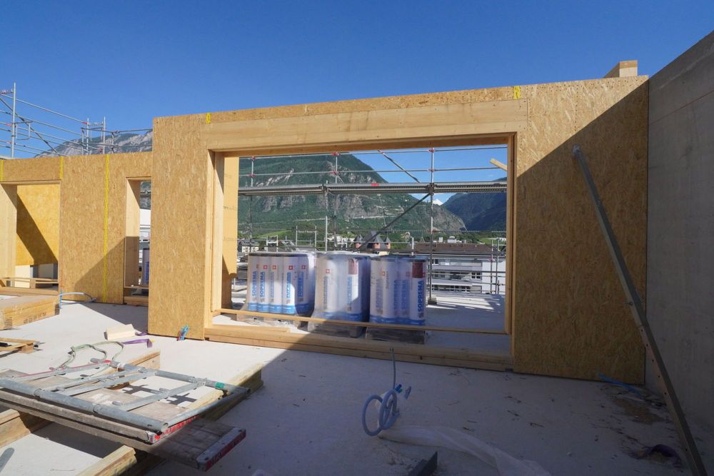 ATTIQUE D'EXCEPTION DE 4.5 PCES CENTRE-VILLE DE SIERRE - Avancement des travaux