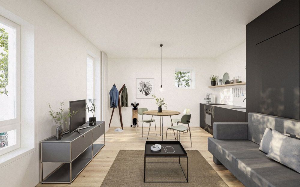 Erdgeschoss / 36m2 Studio / Neu-Renoviert mit Garten - Bild 3