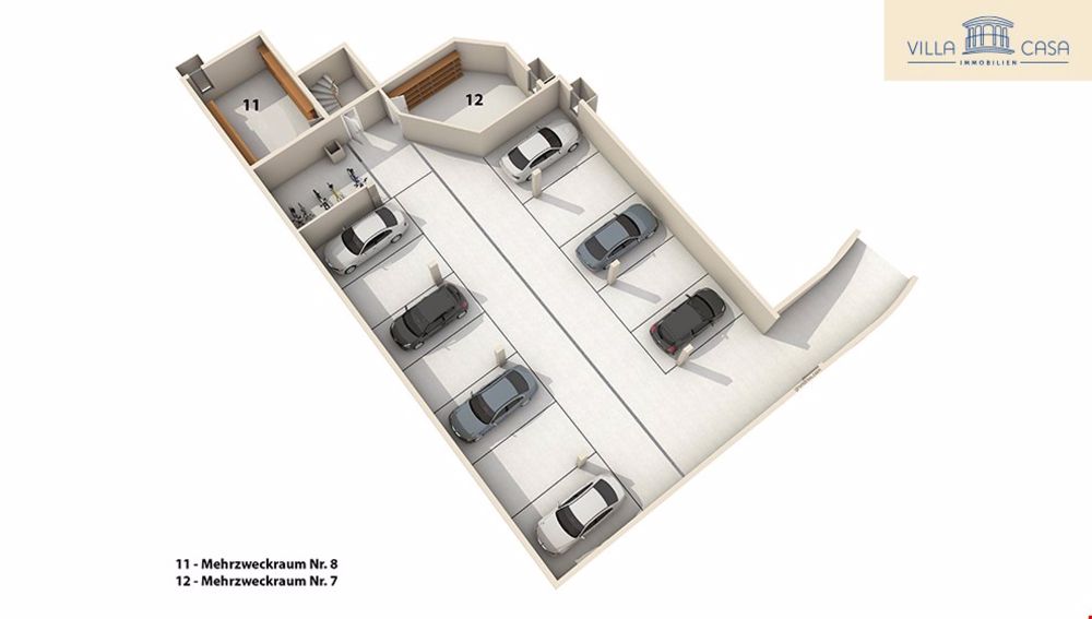 Wohnung (120m²) mit grosszügigem Grundriss & traumhafter Terrasse (118m²) - Bild 12