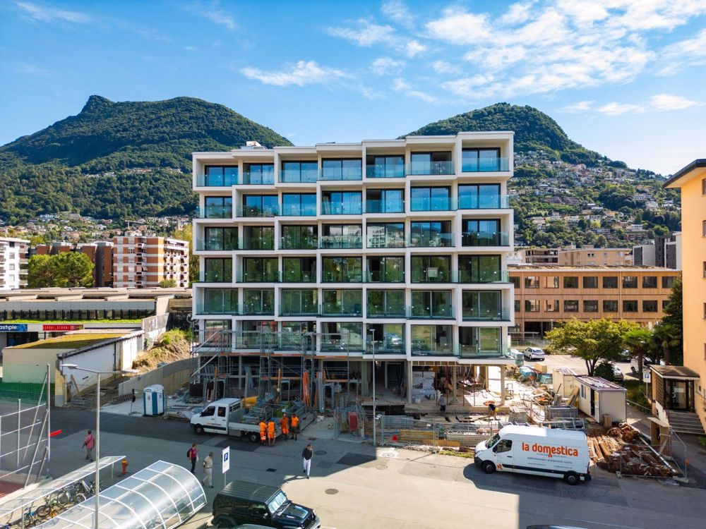 Moderne möblierte Einzimmerwohnung nahe dem USI/SUPSI-Campus - Bild 1