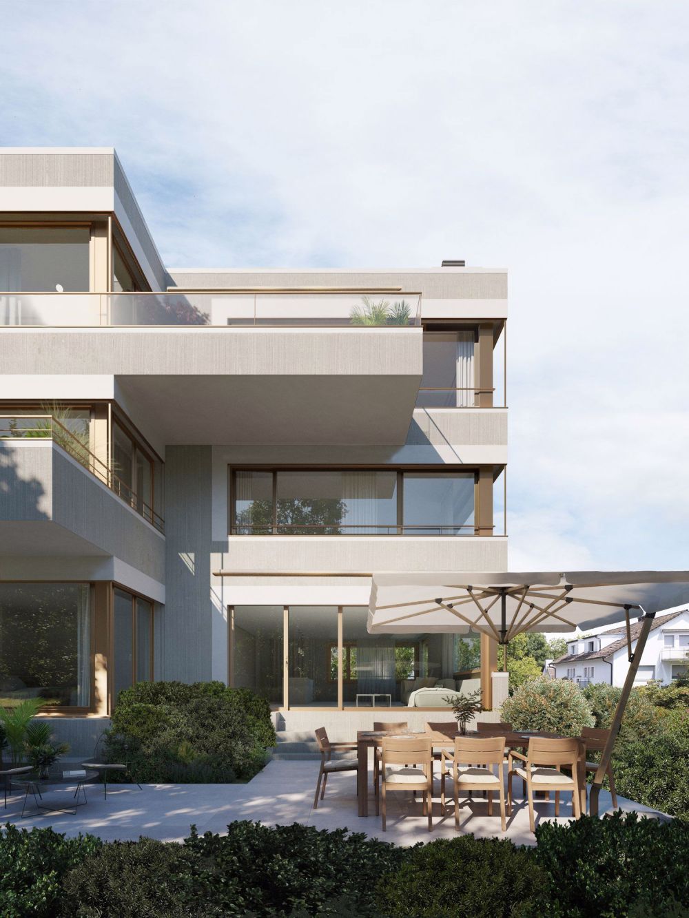 Zollikerberg "Green Silence" - Exklusive Wohnoase an attraktiver Lage - Aussenvisualisierung