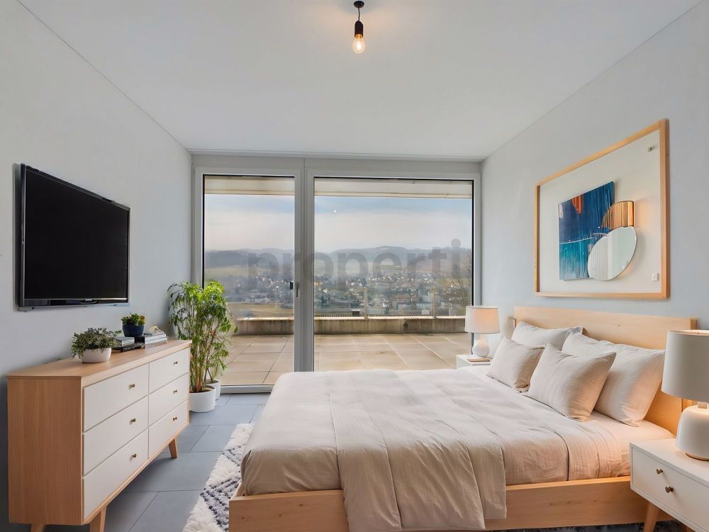 Exklusive Terrassenwohnung mit Panoramablick in Füllinsdorf - Image 4