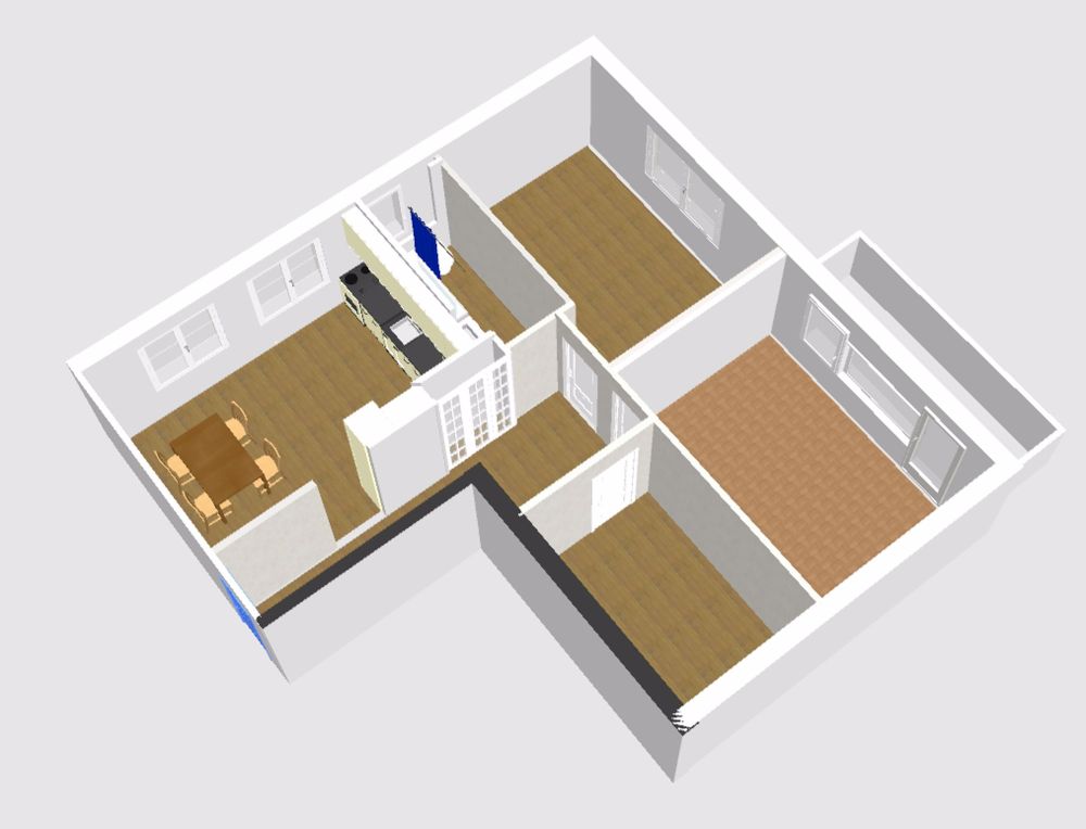 Grosszügige 3.5 - Zimmerwohnung - 3D