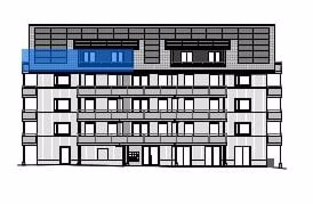 Erstvermietung nach Totalsanierung - 4.5 Zimmer-Dachwohnung - Lage von aussen