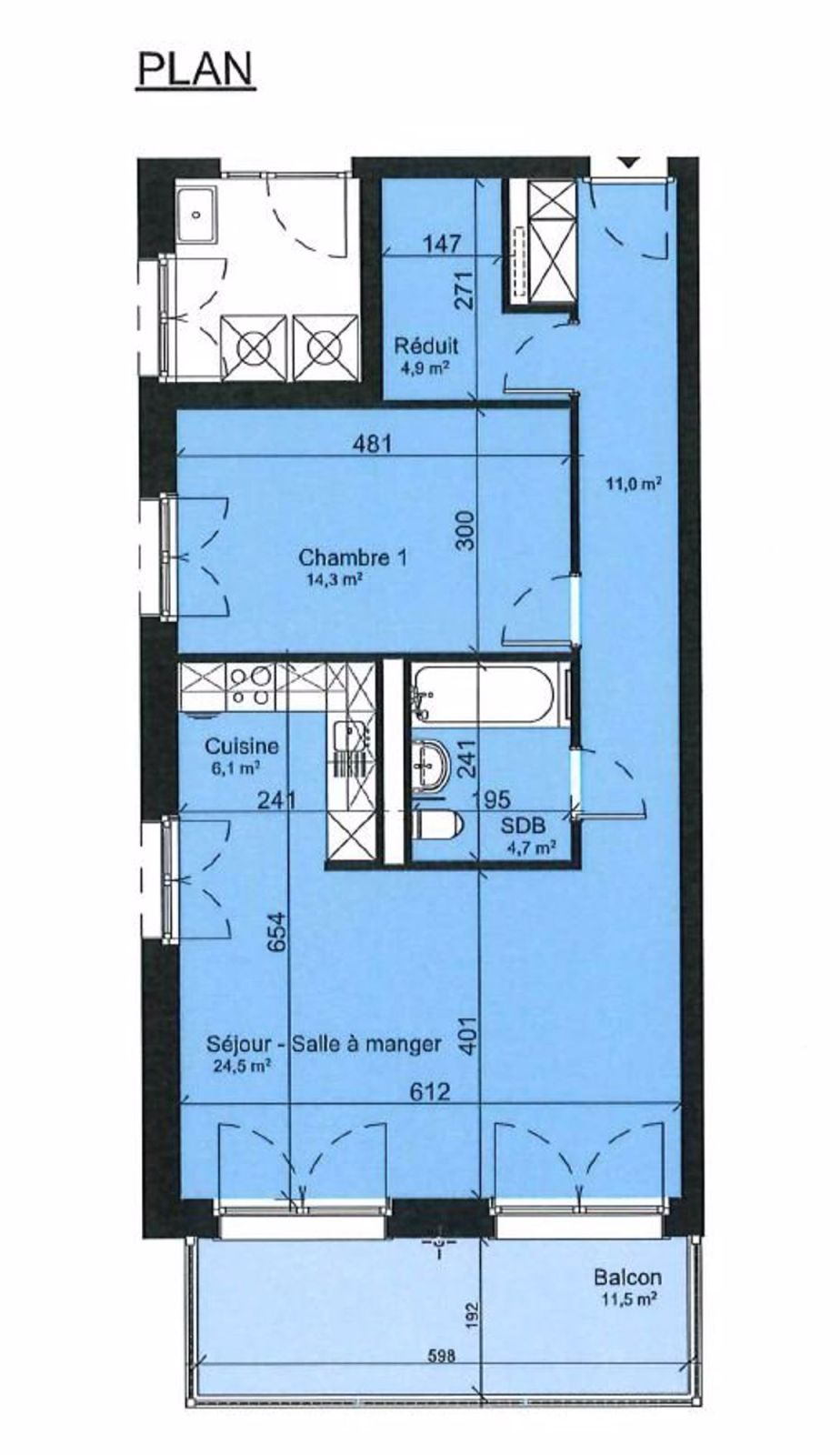 Prachtiges 2.5-Zimmer-Neubauwohnung mit atemberaubendem Blick - Bild 2