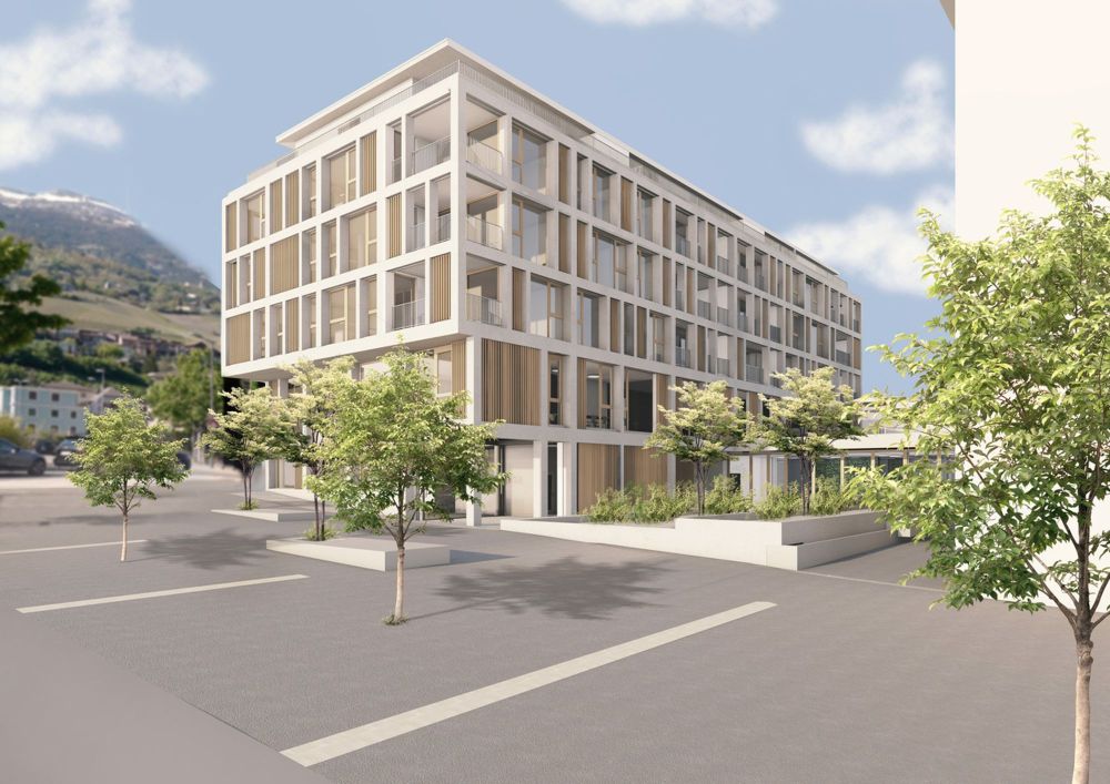 APPARTEMENT 3.5 PIÈCES DE 119M2 NEUF À LOUER À SIERRE - Bild 2