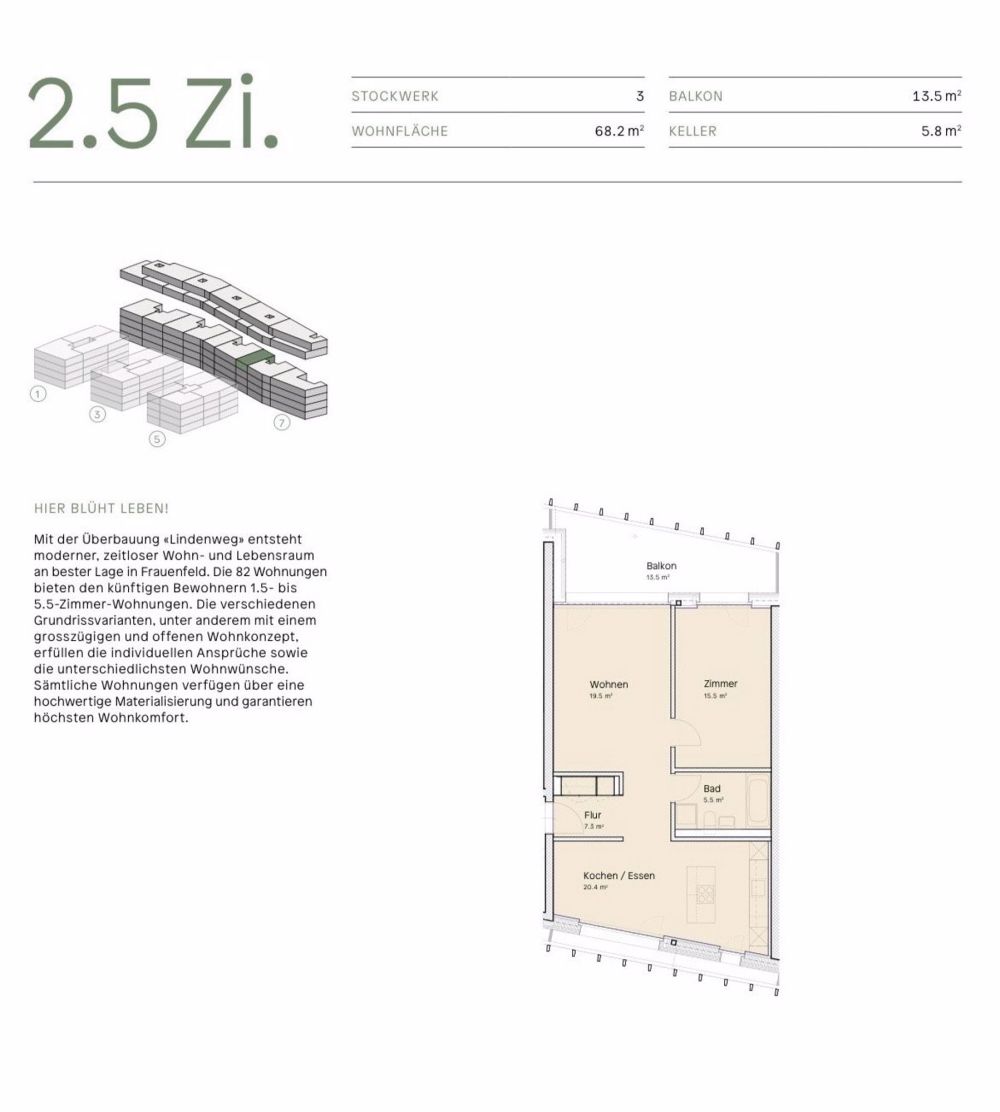 Erstbezug: 2.5-Zimmer Wohnung am Lindenweg - Bild 10