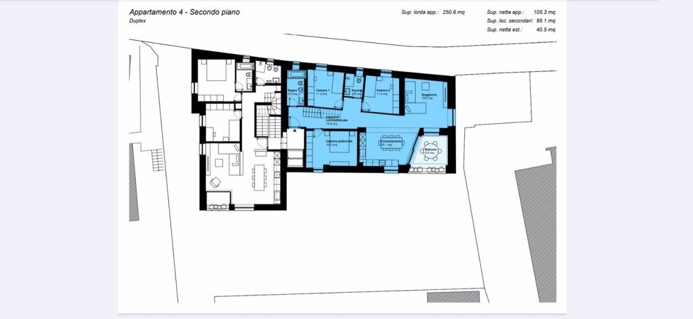 Prestigöses Duplex mit 4,5 Zimmern und großen Terrassen in Besazio - Bild 2